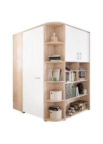 Eckkleiderschrank »Corner«, begehbar , weiss , Begabino