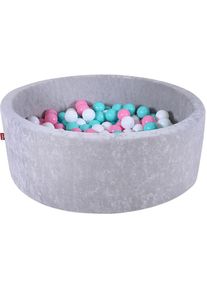 Bällebad »Soft, Grey«, mit 300 Bällen rose/creme/lightBlue; Made in Germany , bunt , KNORRTOYS