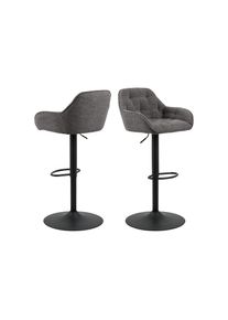Barhocker »Brooke, 2 Stück« , grau , AC Design