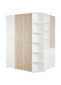 Eckkleiderschrank »Joker«, begehbarer Kleiderschrank, Garderobe, Ecklösung , weiss , wimex