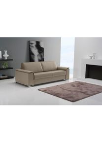 Egoitaliano Schlafsofa »Cecilia, modern & elegant, erstklassiger Sitzkomfort, Dauerschläfer«, inkl. Matratze und hochwertigem Metallbettrahmen, toller...