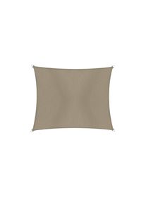 Windhager , Sonnensegel »Rechteck 3x4m, taupe« , grau