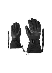 Ziener, Unisex, Skihandschuhe &raquo;GALLINUS&laquo;, schwarz, 6,5, warme Unisex Skihandschuhe mit integriertem F&auml;ustling