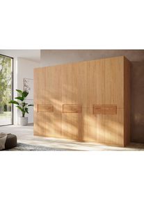 Kleiderschrank »Léopoldine aus Kernbuche, erhältlich in verschiedenen Breiten«, Massivholz-Kleiderschrank, im 50 cm Raster planbar , Home Affaire