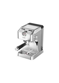 CASO GERMANY Caso , Siebträgermaschine »Espresso Gourmet Silberfarben«, Holzart: Buche (China) , silberfarben