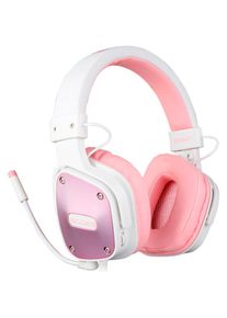 SADES , Gaming-Headset »Dpower SA-722«, Kompatibel mit PS4, PS5, Xbox One, Xbox Series X/S und Nintendo Switch , pink , verstellbares Stirnband,...