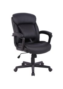 Bürostuhl »Julia, Chefsessel,«, Kunstleder, komfortable Polsterung, viele ergonomischen Funktionen , schwarz , Inosign