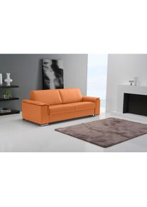 Egoitaliano Schlafsofa »Cecilia, modern & elegant, erstklassiger Sitzkomfort, Dauerschläfer«, inkl. Matratze und hochwertigem Metallbettrahmen, toller...