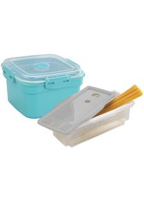 Dampfgarer »Pasta«, Mikrowellen-Geschirr, spülmaschinengeeignet, Kunststoff , grün , Maximex
