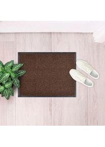 Fussmatte »Easy, Made in Netherlands« rechteckig 5 mm Höhe Schmutzfangmatte, rutschhemmend, Innen- und überdachten Aussenbereich , braun , ANDIAMO...