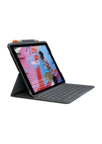 Logitech , Tablet-Tastatur »Cover Slim Folio iPad 10,2" (7, Gen,)« (Ziffernblock) , schwarz , Zwei verschiedene Aufstellwinkel zum Tippen und Zeichnen