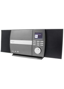 Soundmaster , CD-Radiorecorder »ICD1010«, (Bluetooth-WLAN Digitalradio (DAB+)-FM-Tuner-Internetradio) , silberfarben , Uhrfunktion mit 2 Weckzeiten...