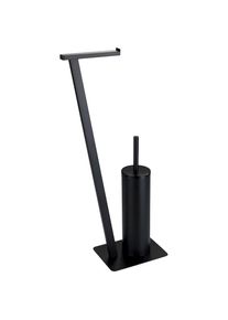 WC-Garnitur »Lirio«, 1 St., aus Metall , schwarz , Wenko