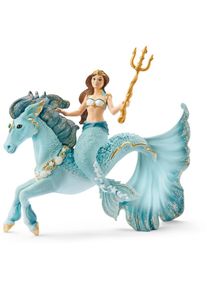 Spielfigur »BAYALA , Meerjungfrau-Eyela auf Unterwasserpferd (70594)« , blau , Schleich