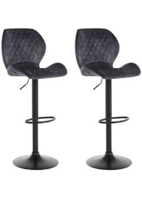 Hela , Barhocker »Sonja«, (Set, 2 St.), 2 Stück , grau , Gestell aus Metall