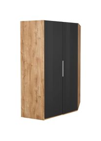 Eckkleiderschrank »Level by fresh to go«, mit Glastüren , grau , wimex