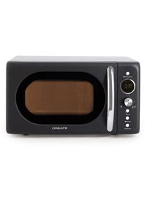 Ackerman Mikrowelle»CreateRetro«700W , schwarz