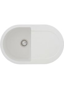 respekta , Einbauspüle »PHOENIX79X50G« , weiss