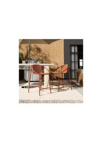 Barhocker »Ringo, 2 Stück 90 x 58 cm, Terracotta« , orange , Umbra