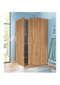Eckkleiderschrank »Level by fresh to go« , braun , wimex