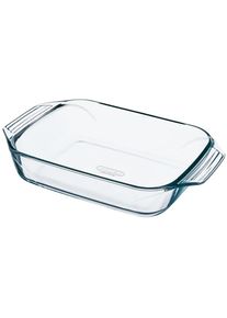 Auflaufform »27 x 17 cm Eckig, Transparent«, Glas, (1 St.) , farblos , pyrex