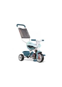 Dreirad »Be Move Komfort Blau«, Gurt, Pedal-Freilauf, Schiebestange, Verstellbarer Sitz , blau , Smoby