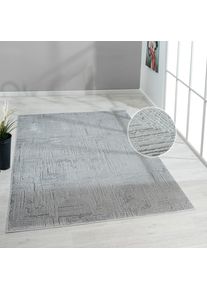 Teppich »Brakel« rechteckig 9 mm Höhe dezenter Glanz, Schrumpf-Garn-Effekt, im Vintage-Look, dichte Qualität , grau , my home , Obermaterial: 60%...