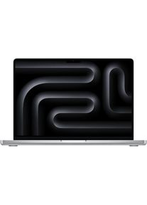 Apple , MacBook Pro 14 Zoll (2023), M3 Pro Chip, 11C CPU, 14C GPU , silberfarben , 802.11ax WLAN, Bluetooth 5.3, 3x Thunderbolt 4...