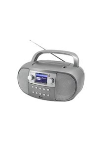 Soundmaster , CD-Radiorecorder »SCD7600«, (Bluetooth Digitalradio (DAB+)-FM-Tuner-Internetradio) , grau , WiFi Internet, DAB+- und FM-Radioempfang...