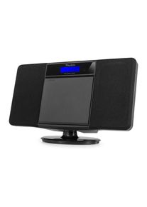 AUDIZIO , CD-Radiorecorder »Nimes«, (FM-Tuner 50 W) , schwarz , UKW-Tuner mit 20 Senderspeicherplätzen