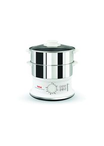 Tefal , Dampfgarer »Edelstahl Dampfgarer«, 900 W , bunt , Aufsätze, Reiseinsatz, Deckel und Tropfschale sind spülmaschinengeeignet