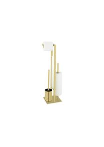 WC-Garnitur »Rivalta Gold«, 1 St., aus Metall-Edelstahl , goldfarben , Wenko