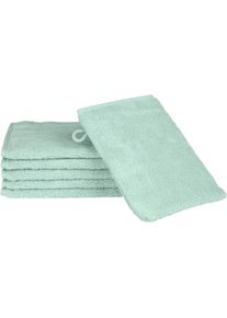 Waschhandschuh »Sensual Skin«, (6 St.), mit Aloe-Vera-Öl veredelt , grün , Ross