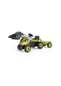 Trettraktor »Farmer Max mit Anhänger« , grün , Smoby