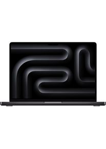 Apple , MacBook Pro 14 Zoll (2024), M4 Chip, 10C CPU, 10C GPU , schwarz , Gehäuse aus recyceltem Aluminium, Touch ID, Force Touch Trackpad,...