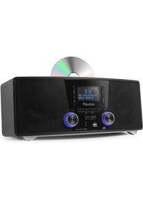 AUDIZIO , Microanlage »Cannes«, (Digitalradio (DAB+)-FM-Tuner) , schwarz , Sleep-Timer und Wecker
