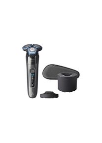 Philips , Elektrorasierer »Herrenrasierer Series 7000 S7788/55 mit Reinigungsstation« , grau , Bis zu 60 Minuten Betriebszeit bei 1 Stunde Ladezeit