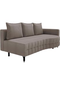 Loungesofa »T wiggy Schlafsofa mit Bettfunktion und Bettkasten,«, komfortabler Federkern, super Sitzkomfort, elegante Formensprache , grau , exxpo...