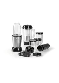 gourmetmaxx, gourmetmaxx Zerkleinerer &raquo;Nutrition Schwarz/Silber&laquo; 400 W, schwarz, silberfarben