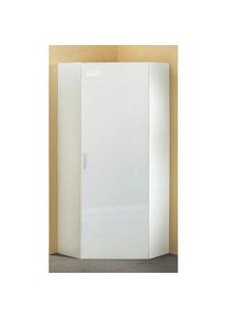 Eckkleiderschrank »Malta« mit Hochglanz-Front , weiss , wimex