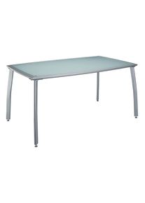Gartentisch »Lima«, 90x150 cm , silberfarben , Merxx