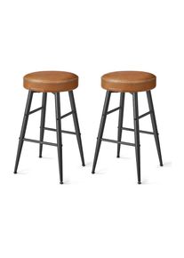 Barhocker »2er Set 49.5 x 63 cm« , braun , VASAGLE