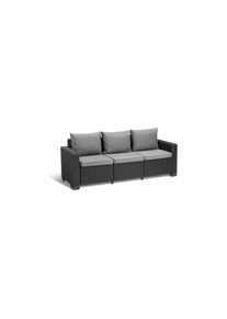 Loungesofa »Graphit, inkl. Kissen« , grau , Allibert