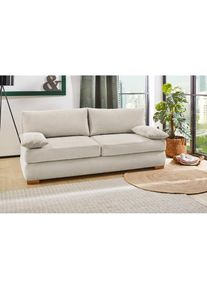 Jockenh&ouml;fer Jockenh&ouml;fer Gruppe, Schlafsofa &raquo;Derby&laquo; Dauerschl&auml;fer geeignet,Topper,Tonnentaschenfederkern Sitz u.R&uuml;cken, natur, Korpus: 100% Polyester;Kissen: 100% 