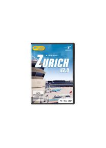 Ackerman Spielesoftware»GAMEX-Plane0458333333333333AirportZürichV2.«PC , blau , Neu erstellte Gebäude und Objekte mit vielen 3D-Details, teilweise...