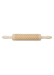Ackerman Teigroller»HeidiCheeseLineHerzBraun«Holzart:Buche(Europa) , braun
