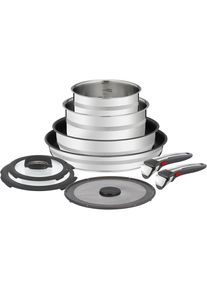 Pfannen-Set »Jamie Oliver Ingenio 9-teilig«, Edelstahl , schwarz , Tefal