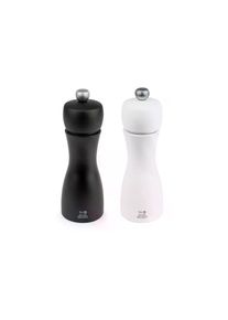 Gewürzmühle »Tahiti Duo«, Holzart: Buche (Frankreich) , schwarz-weiss , Peugeot