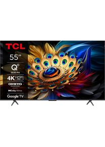 TCL , QLED-Fernseher »55C655 55«, 4K Ultra HD , schwarz , Google Play Store Apps