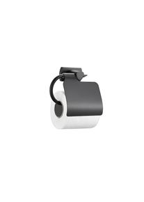 Toilettenpapierhalter »schwarz matt« , schwarz , DIAQUA